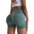 Cross border smiley face honey hip shorts for women, high waist quick drying seamless tight and curvy three part fitness pants, sports yoga shorts