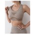 Cross border foreign trade fitness vest for women, high waist and hip lifting beauty, peach hip sports yoga top for women