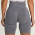 Seamless yoga shorts from Europe and America, knitted and perky, moisture wicking fitness pants, sexy and hip enhancing, wholesale