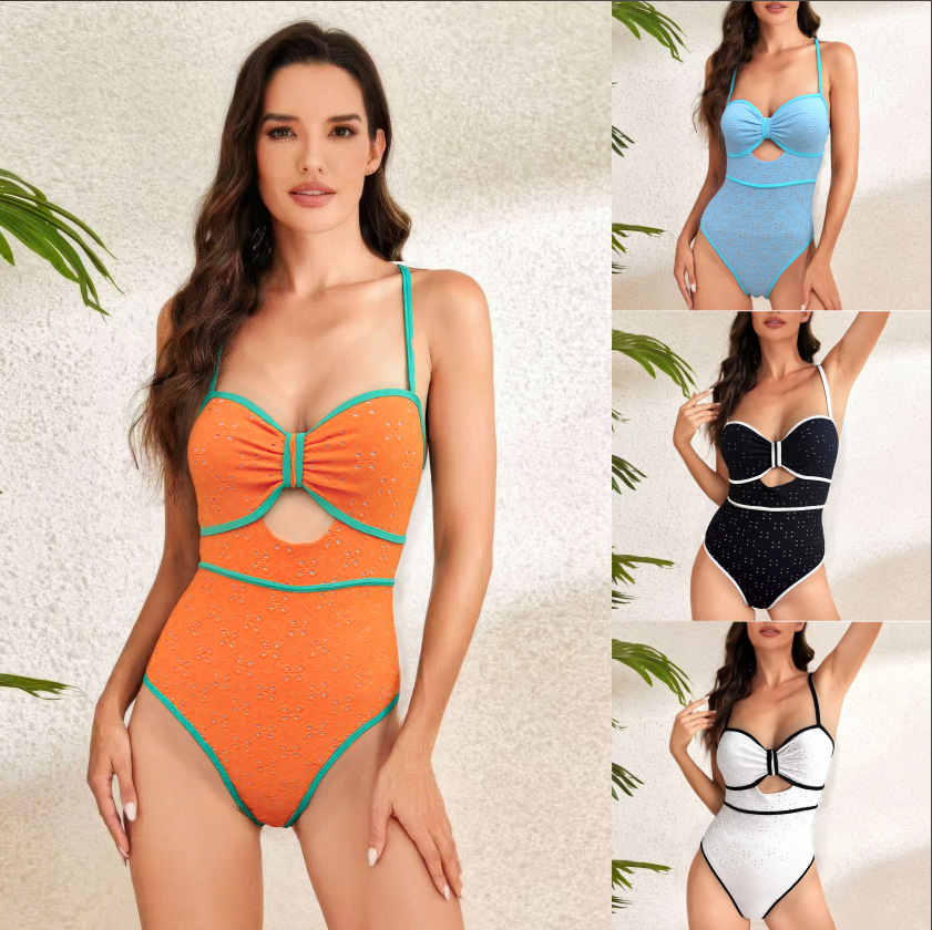 2025 new one-piece sexy bikini swimsuit cross-border foreign trade Shoppe hot spring bath cover belly slimming bikini