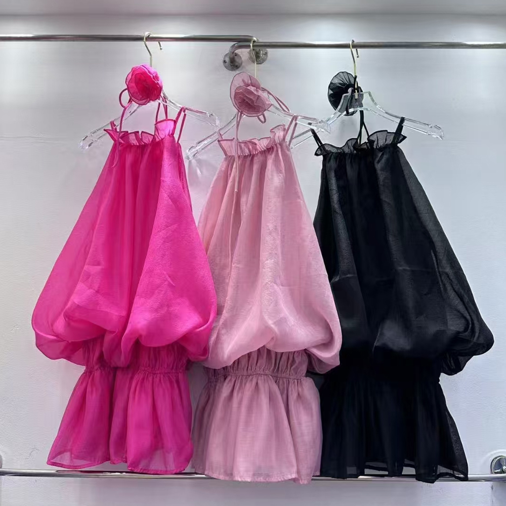 Summer new one shoulder sleeveless solid color super fairy high-end sense niche design fairy lace up ladies' top