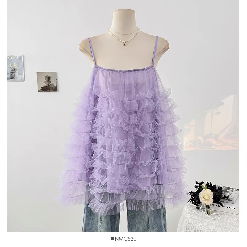 Summer stunning small skirt with atmospheric suspender dress for women, petite and fluffy skirt with gentle style, A-line skirt, short skirt