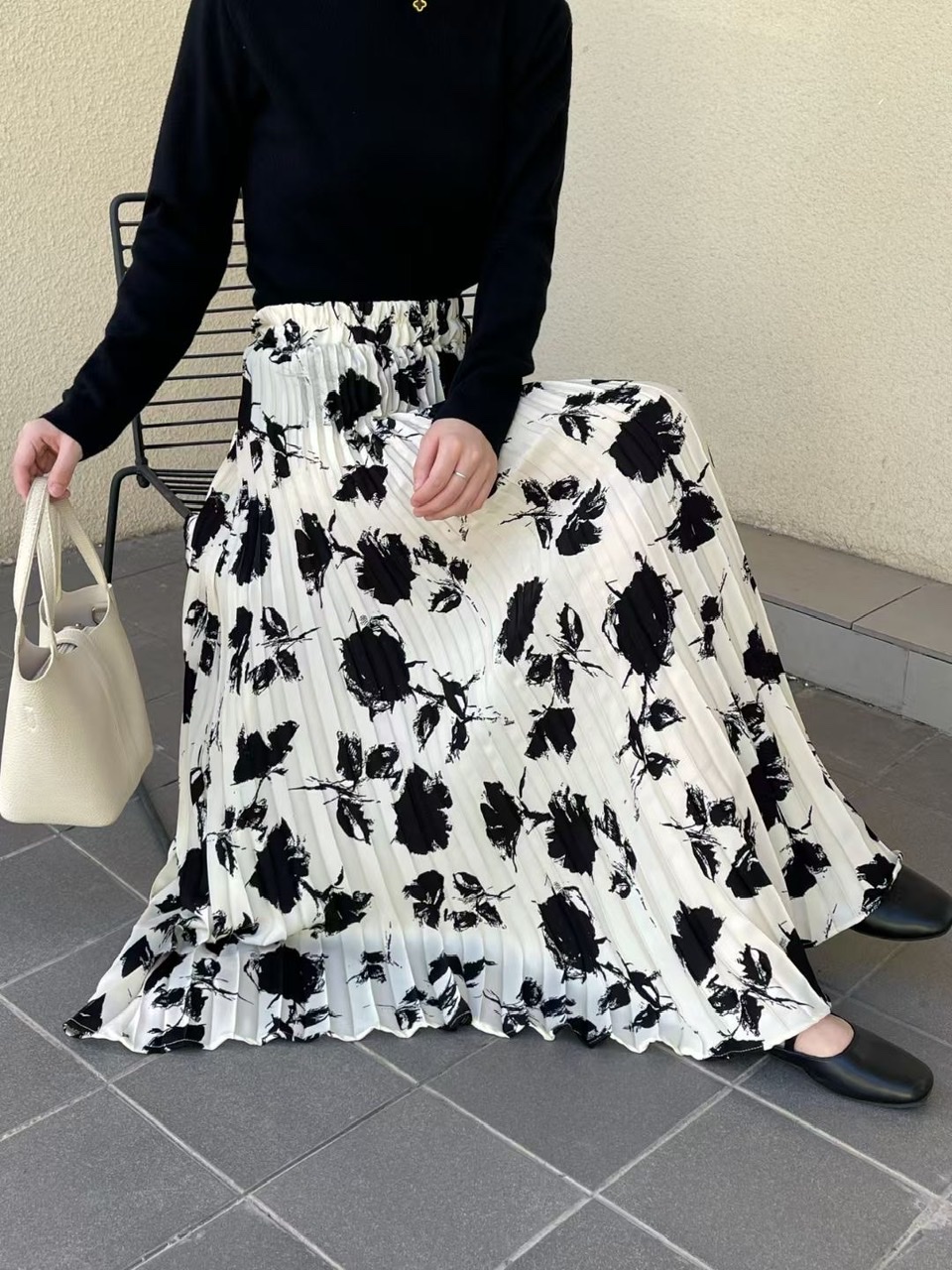 Multi colored half skirt