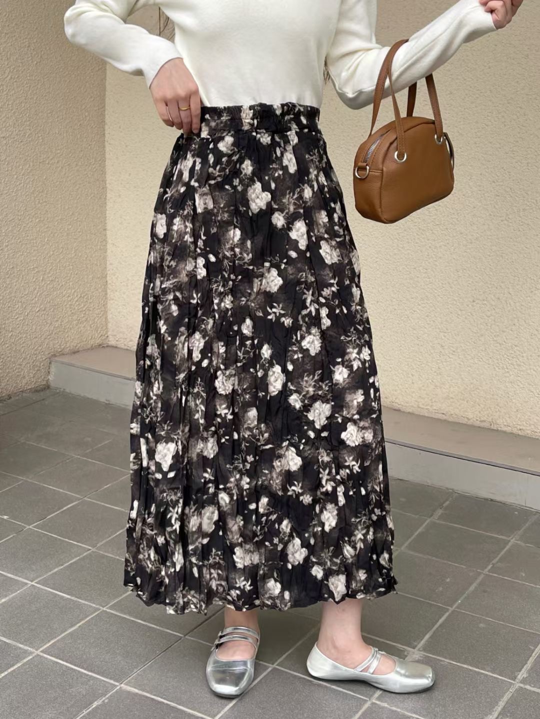 Multi colored half skirt