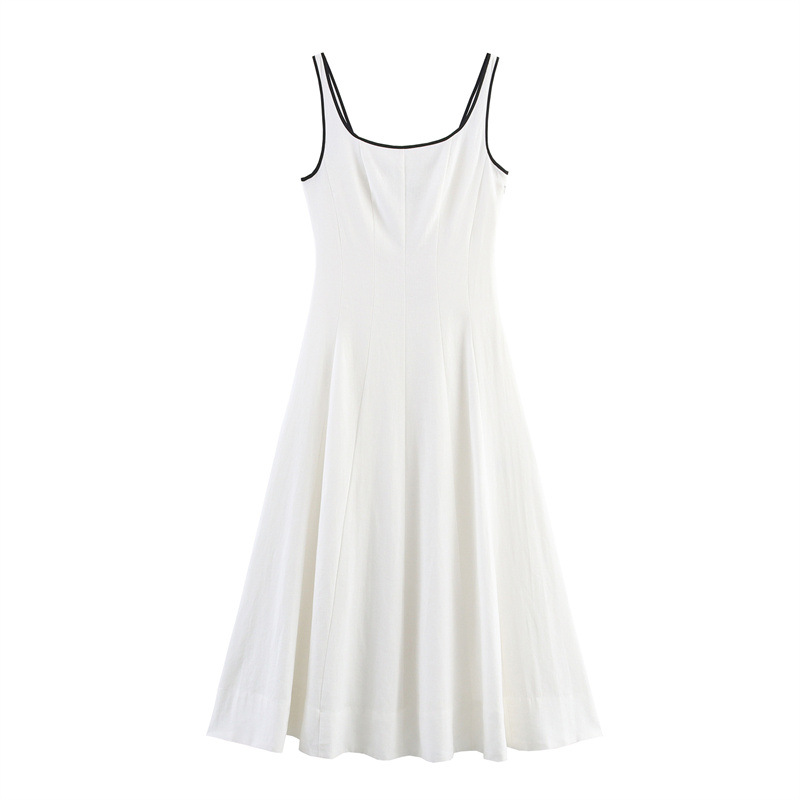 Foreign trade 2025 summer new European and American style women's fashion casual sexy slim fit suspender dress 8214393
