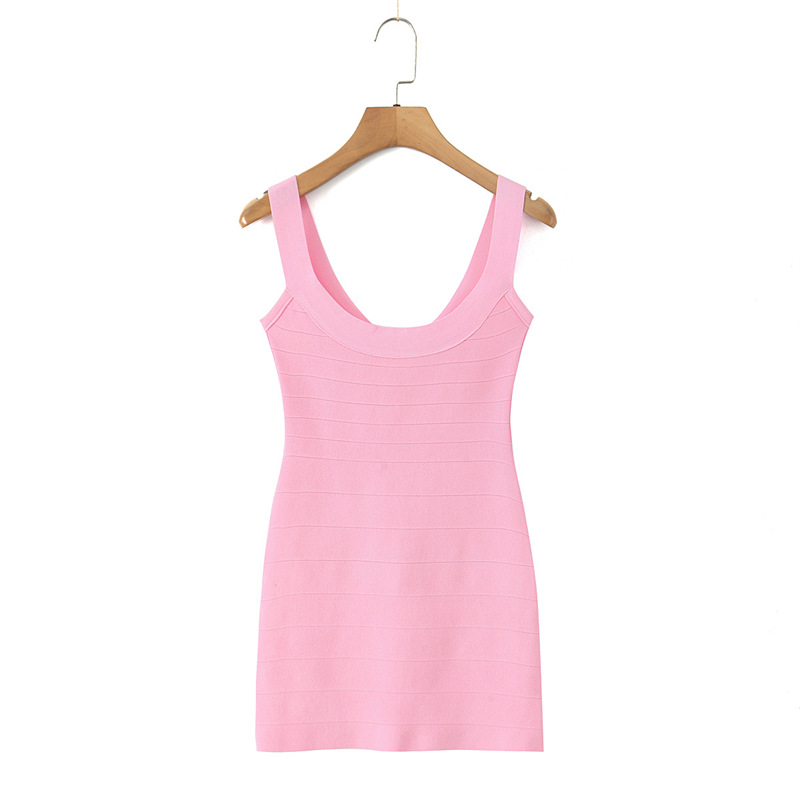 Foreign trade 2025 spring new women's clothing design sense niche and versatile, slim fit and slimming, hip hugging casual slim fit dress
