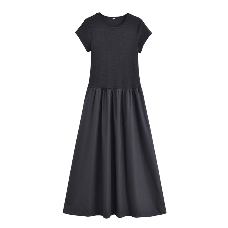 Foreign trade 2025 spring new women's clothing design sense niche versatile slim fit casual dress 77044073