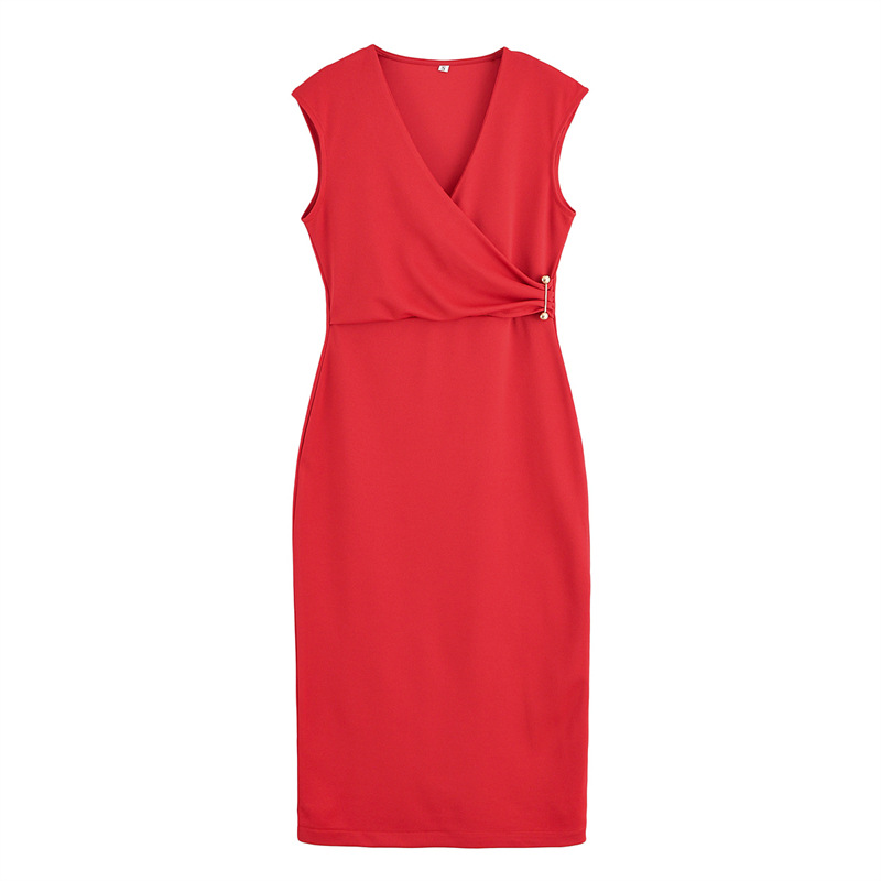 Foreign trade 2025 spring new women's clothing design sense niche versatile slim fit casual dress 3644181