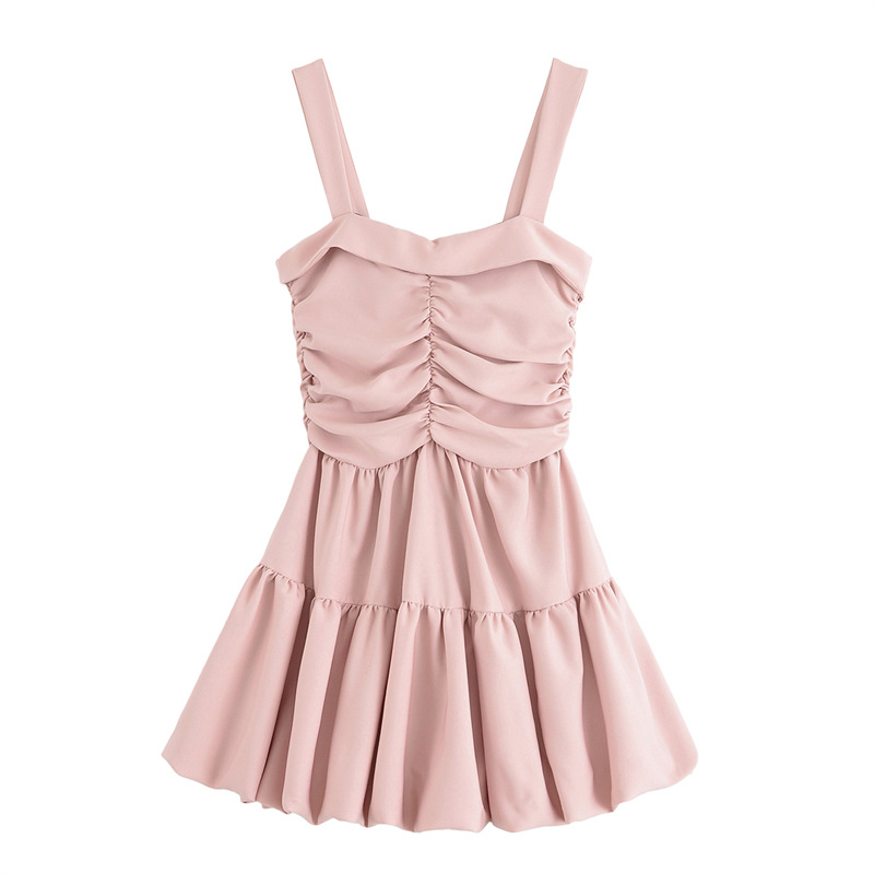 Foreign trade 2025 spring new women's clothing design sense niche versatile slim fit casual dress 3435324
