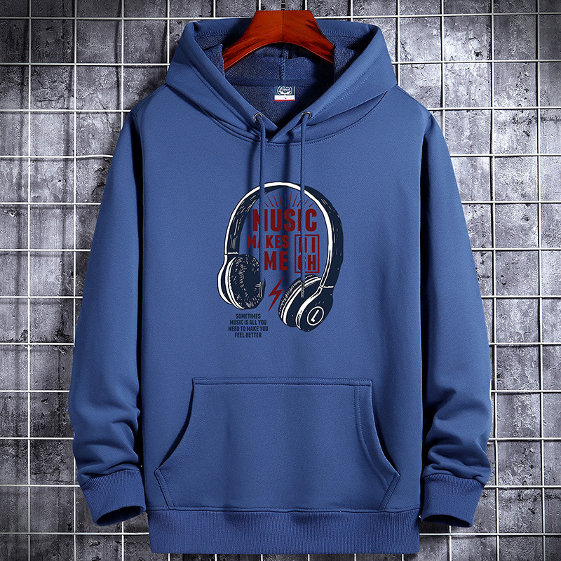 Men's hooded sweatshirt 2021 autumn new Korean version trendy spring and autumn style ins loose and versatile clothes jacket