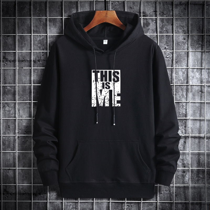 Spring and Autumn New Korean Loose Hoodie Men's Trendy Printed Casual Student Coat Men's Hoodie Top