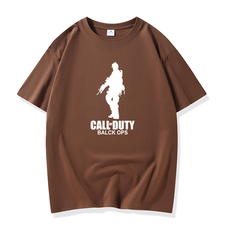 Heavy duty pure cotton 220g short sleeved T-shirt for men and women, half sleeved summer loose oversized trendy casual student round neck base shirt