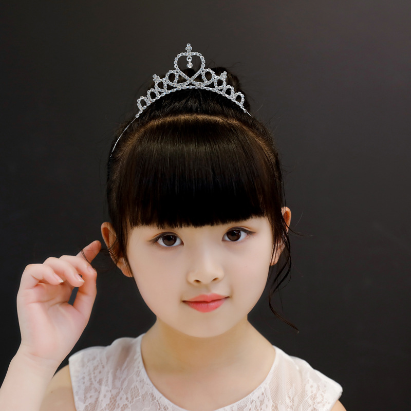 Children's accessories, children's dresses, special crown headband, crystal crown