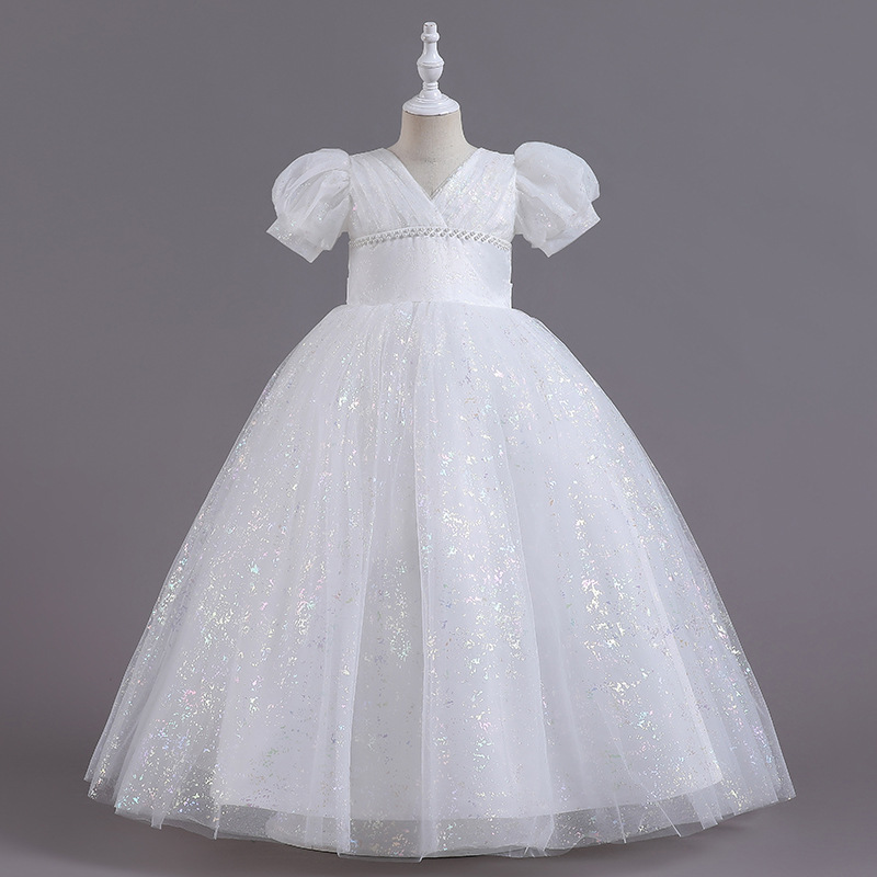 Girl Flower Girl Dress Pongsa Birthday Princess Dress Fashion Show Piano Performance Dress Host Children's Dress