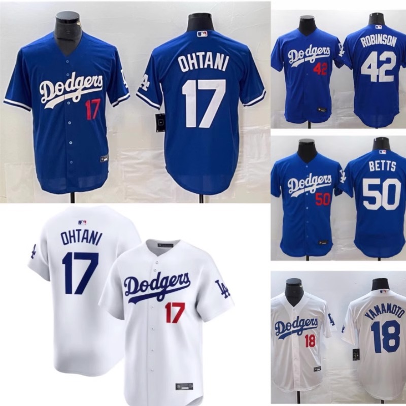 Cross border baseball jersey Dodgers Los Angeles Dodgers Baseball jersey cardigan