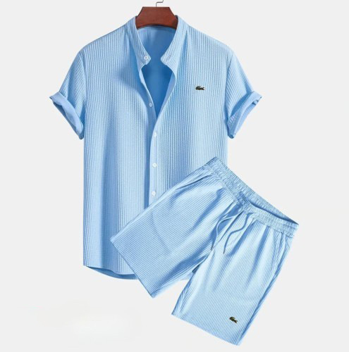 Cross border summer casual shirt men's cross-border creative new ice silk 3D printed men's fashionable casual loose shirt