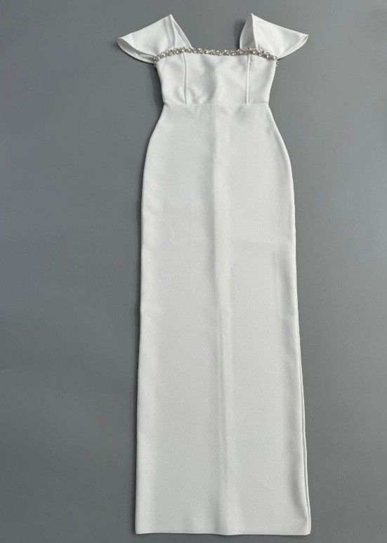 New Fashion Bandage Dress for Women's High End, Diamond studded Temperament, Hip hugging Dress, Cross border Dress from Europe and America New Fashion Bandage Dress for Women's High End, Diamond studded Temperament, Hip hugging Dress, Cross border Dress from Europe and America