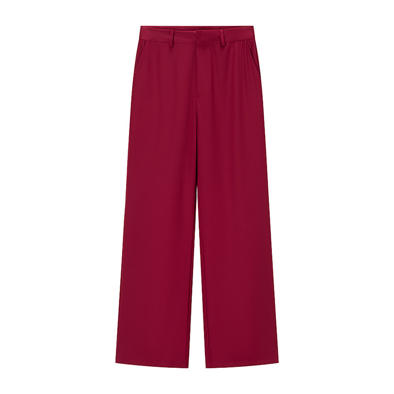 Foreign Trade 2025 Summer New European and American Style Women's Fashion Style Elegant Sleeveless Vest Top Wide Leg Pants Set Foreign Trade 2025 Summer New European and American Style Women's Fashion Style Elegant Sleeveless Vest Top Wide Leg Pants Set