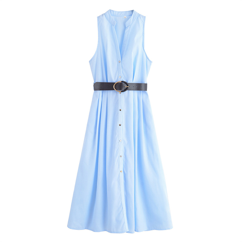 Foreign trade 2025 spring new women's clothing design sense niche versatile slim fit casual dress 5029101 Foreign trade 2025 spring new women's clothing design sense niche versatile slim fit casual dress 5029101