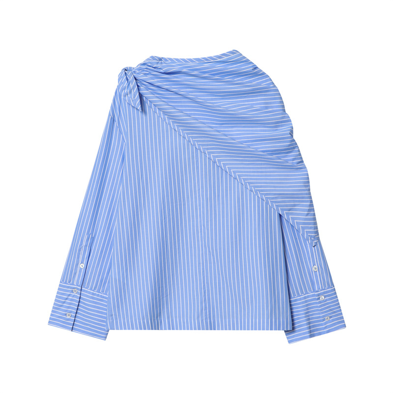 Foreign Trade 2025 Autumn New Long Style Fashionable Loose and Casual Design, niche shirt top 885488 Foreign Trade 2025 Autumn New Long Style Fashionable Loose and Casual Design, niche shirt top 885488