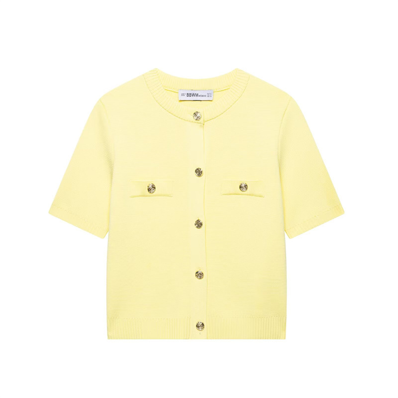 Foreign Trade 2025 Summer New European and American Style Women's Fashion and Leisure Versatile Short Sleeve Knitted Shirt Skirt 1822022 Foreign Trade 2025 Summer New European and American Style Women's Fashion and Leisure Versatile Short Sleeve Knitted Shirt Skirt 1822022