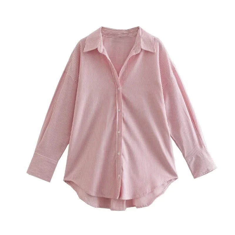 Foreign Trade Wholesale 2023 Spring and Autumn New Products Women's Clothing European and American Style Street Fashion Urban Leisure Multi color Poplin Shirt Foreign Trade Wholesale 2023 Spring and Autumn New Products Women's Clothing European and American Style Street Fashion Urban Leisure Multi color Poplin Shirt