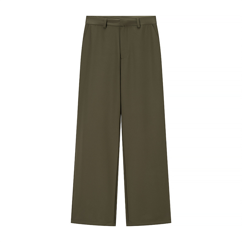 Foreign Trade 2025 Summer New European and American Style Women's Fashion Style Elegant Sleeveless Vest Top Wide Leg Pants Set Foreign Trade 2025 Summer New European and American Style Women's Fashion Style Elegant Sleeveless Vest Top Wide Leg Pants Set