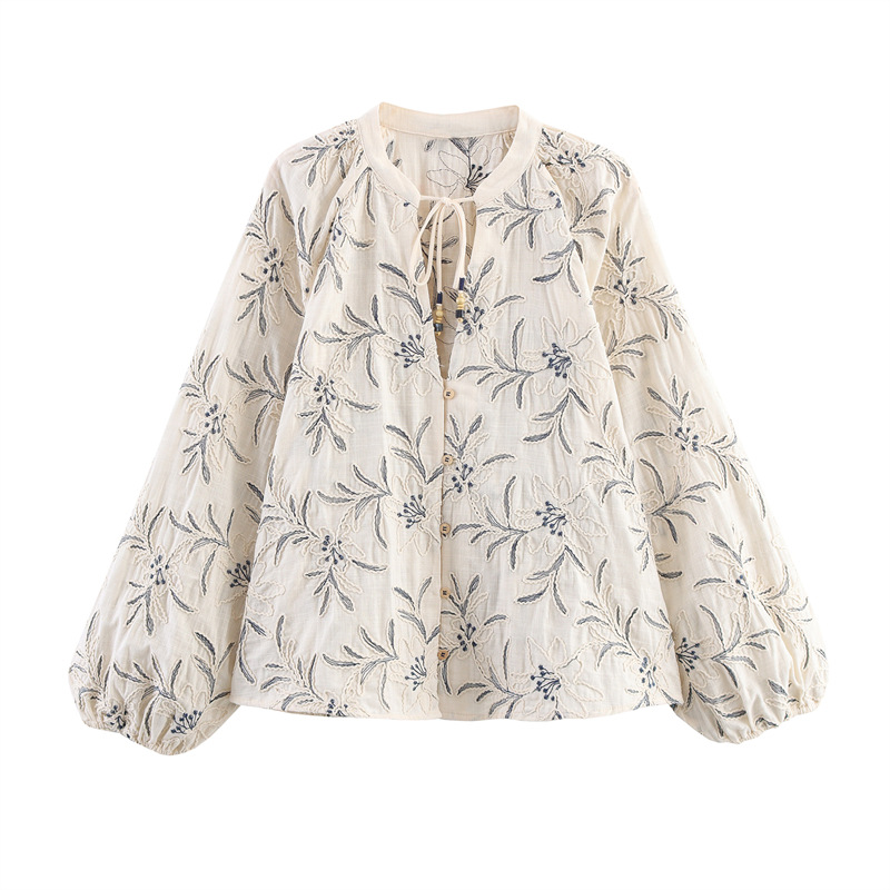 Foreign Trade 2025 Autumn New Long Style Fashionable Loose and Casual Design with a Small Niche Shirt Top 8741235 Foreign Trade 2025 Autumn New Long Style Fashionable Loose and Casual Design with a Small Niche Shirt Top 8741235