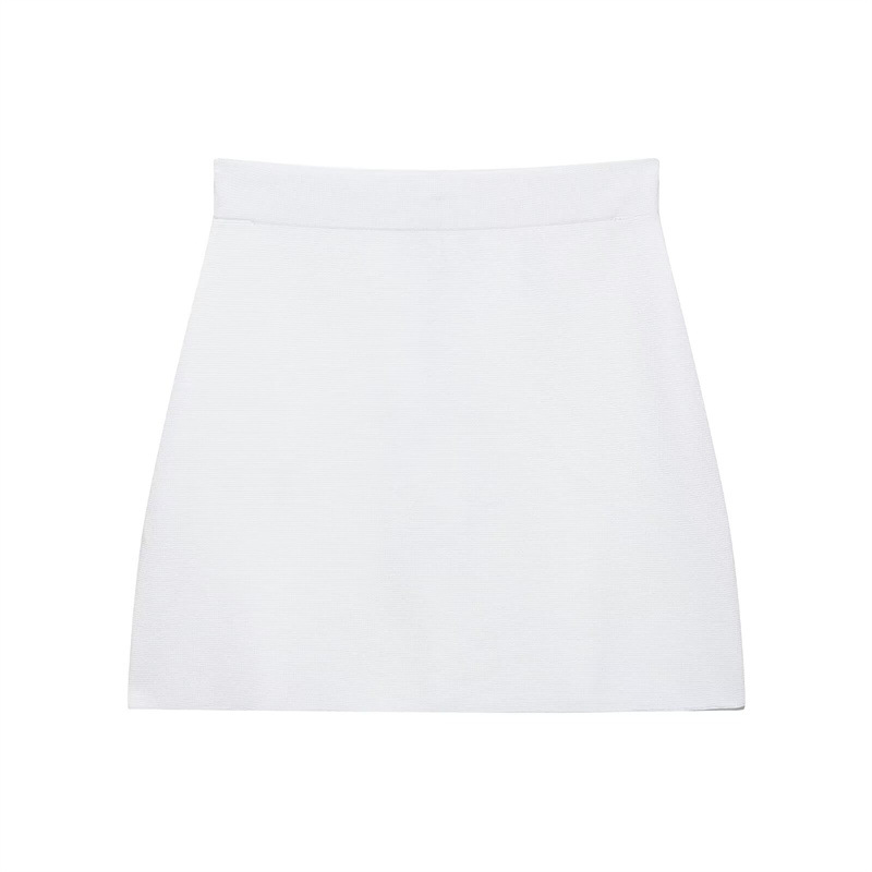 Foreign Trade 2025 Summer New European and American Style Women's Fashion and Leisure Versatile Short Sleeve Knitted Shirt Skirt 1822022 Foreign Trade 2025 Summer New European and American Style Women's Fashion and Leisure Versatile Short Sleeve Knitted Shirt Skirt 1822022