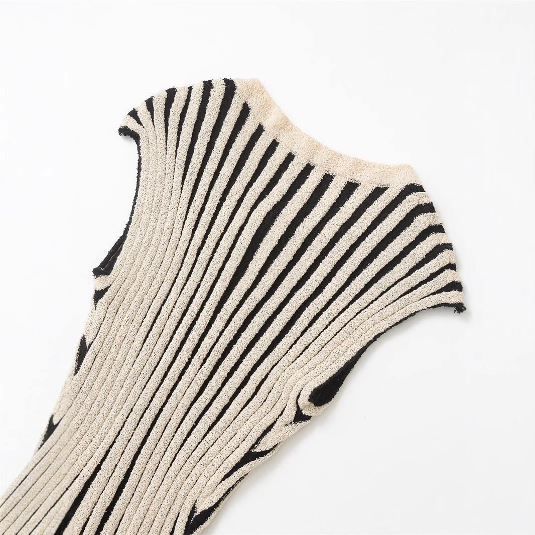 Foreign Trade 2025 Spring New European and American Style Sleeveless Top Round Neck Knitted Casual Pants Design Set 8779154 Foreign Trade 2025 Spring New European and American Style Sleeveless Top Round Neck Knitted Casual Pants Design Set 8779154