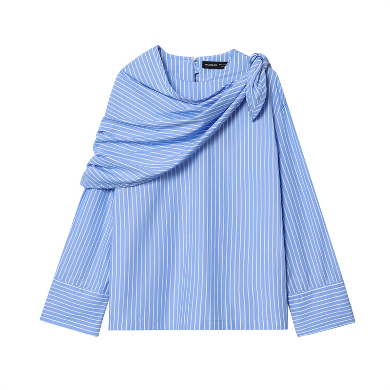 Foreign Trade 2025 Autumn New Long Style Fashionable Loose and Casual Design, niche shirt top 885488 Foreign Trade 2025 Autumn New Long Style Fashionable Loose and Casual Design, niche shirt top 885488