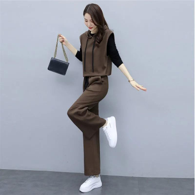 Fashion casual suit for women in autumn 2022, Korean version new style, stylish and age reducing, loose fitting and slimming three piece set for women, Instagram trend Fashion casual suit for women in autumn 2022, Korean version new style, stylish and age reducing, loose fitting and slimming three piece set for women, Instagram trend