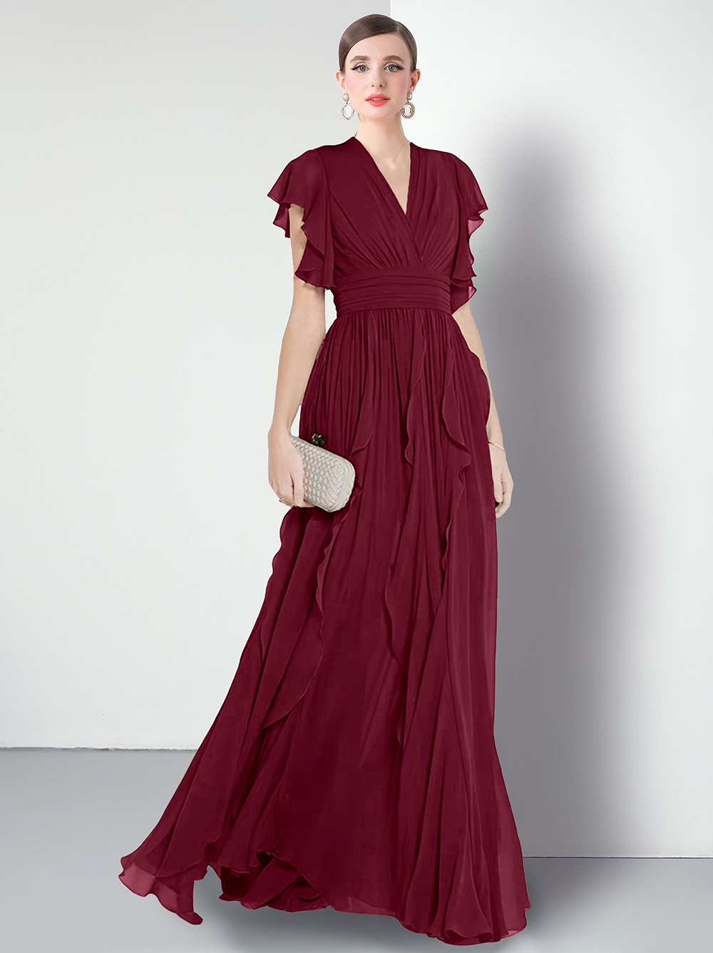 Factory direct sales European station evening dress splicing dress, customer order 9912, length 135 Factory direct sales European station evening dress splicing dress, customer order 9912, length 135