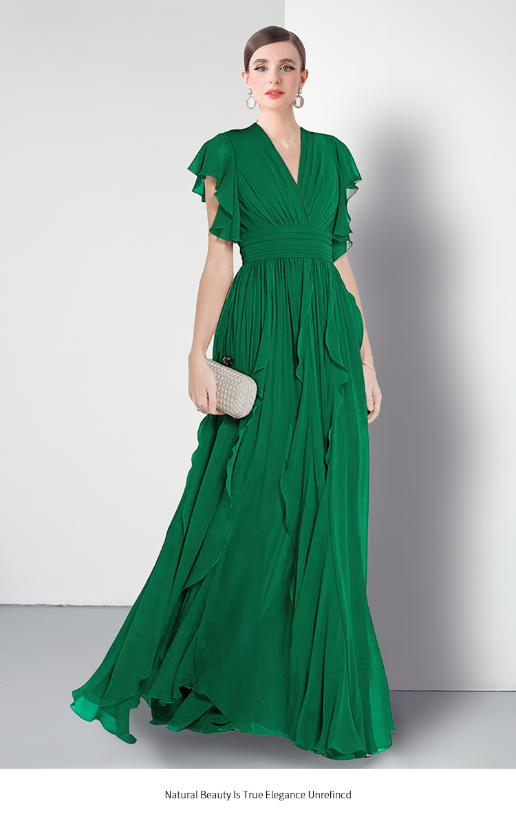 Factory direct sales European station evening dress splicing dress, customer order 9912, length 135 Factory direct sales European station evening dress splicing dress, customer order 9912, length 135