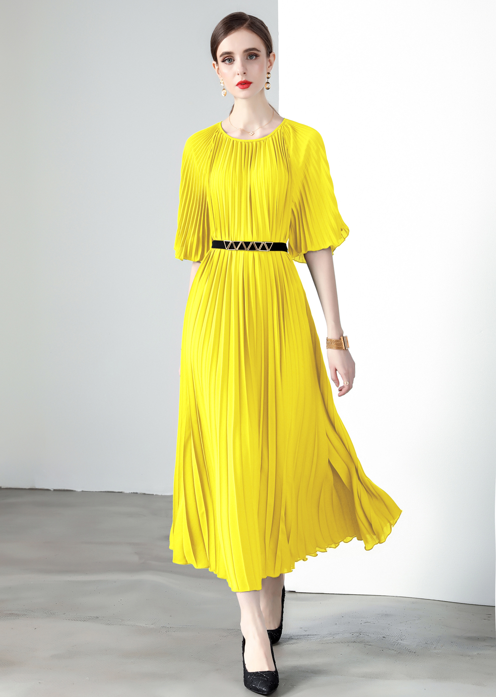 Factory operated three bedroom pleated 5.5-meter oversized skirt with ten colors to choose from Factory operated three bedroom pleated 5.5-meter oversized skirt with ten colors to choose from