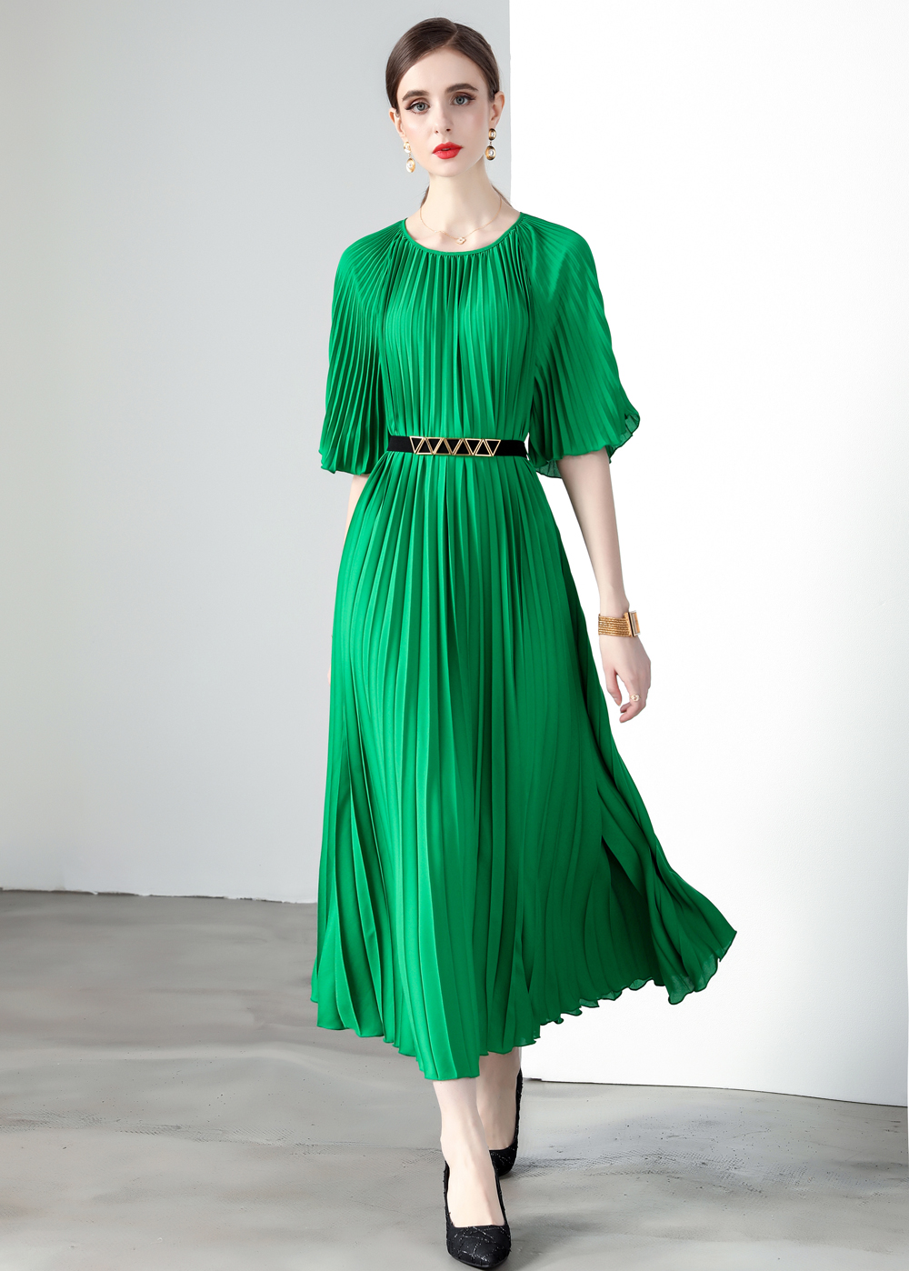 Factory operated three bedroom pleated 5.5-meter oversized skirt with ten colors to choose from Factory operated three bedroom pleated 5.5-meter oversized skirt with ten colors to choose from