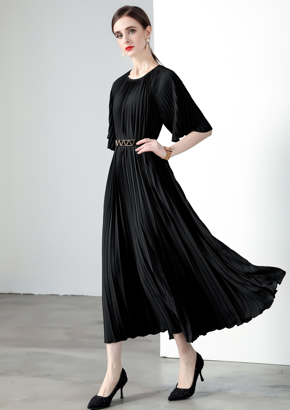 Factory operated three bedroom pleated 5.5-meter oversized skirt with ten colors to choose from Factory operated three bedroom pleated 5.5-meter oversized skirt with ten colors to choose from