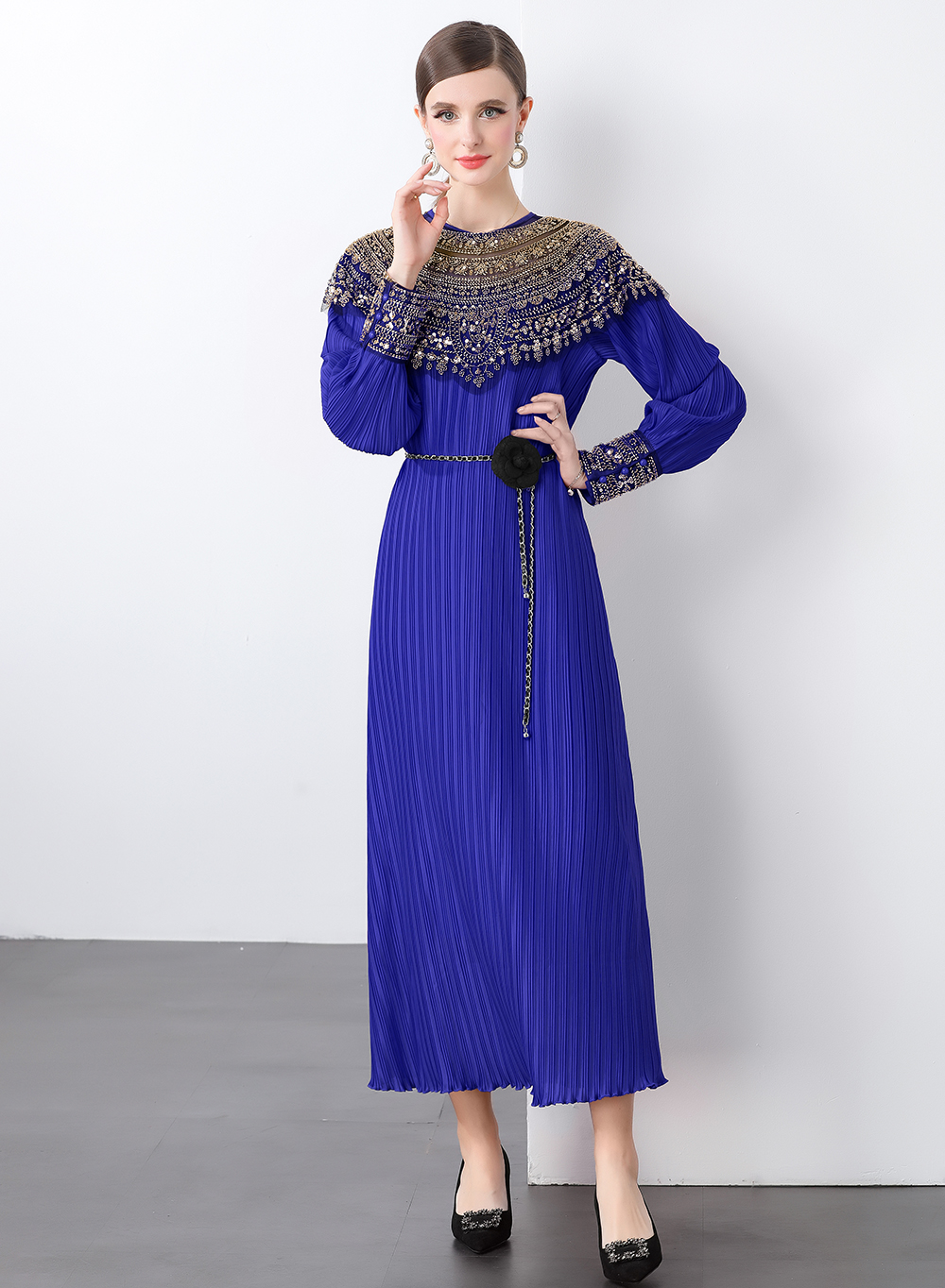 Factory direct sales of Miyake wrinkles in 10 colors available for customer order in large quantities