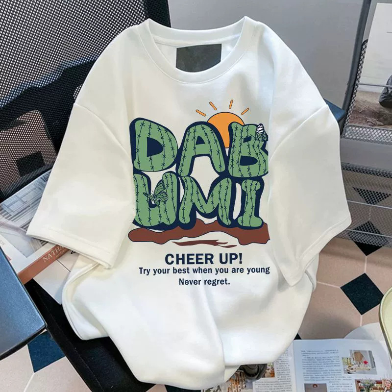 Cross border foreign trade clothing 2025 summer new men's and women's short sleeved shirts trendy brand casual fashion clothes couple's clothing Cross border foreign trade clothing 2025 summer new men's and women's short sleeved shirts trendy brand casual fashion clothes couple's clothing