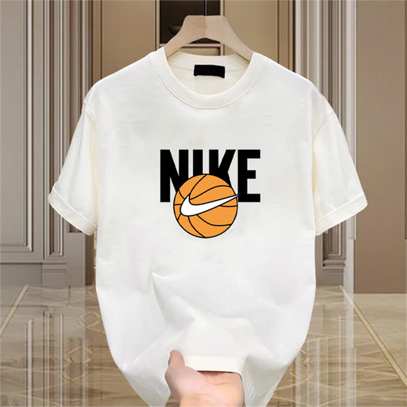 Summer new short sleeved T-shirt men's base shirt trendy brand couple half sleeved top loose casual round neck T-shirt casual Summer new short sleeved T-shirt men's base shirt trendy brand couple half sleeved top loose casual round neck T-shirt casual