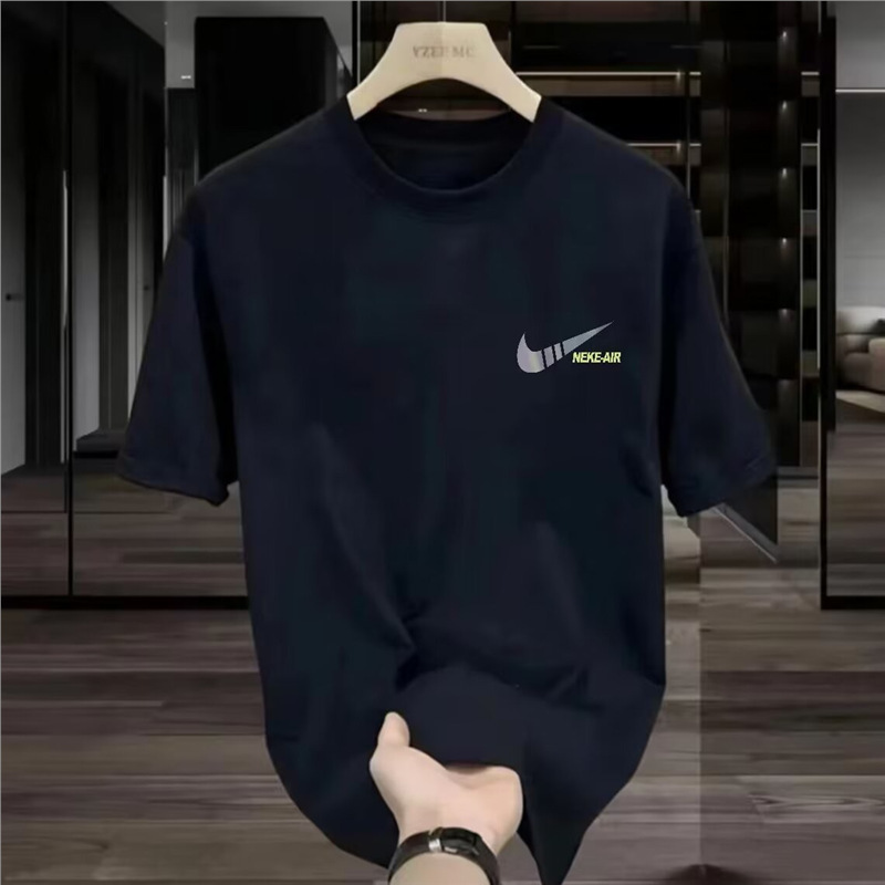 Summer new short sleeved T-shirt men's base shirt trendy brand couple half sleeved top loose casual round neck T-shirt casual Summer new short sleeved T-shirt men's base shirt trendy brand couple half sleeved top loose casual round neck T-shirt casual