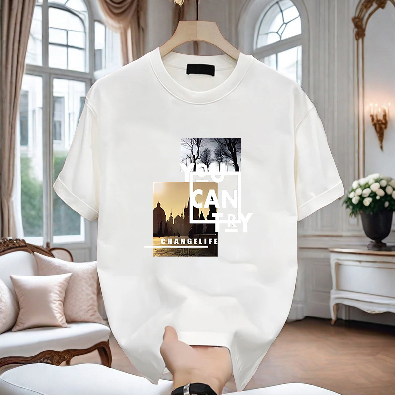 Summer new short sleeved T-shirt men's slim fit round neck breathable base shirt casual versatile quick drying sports top men Summer new short sleeved T-shirt men's slim fit round neck breathable base shirt casual versatile quick drying sports top men