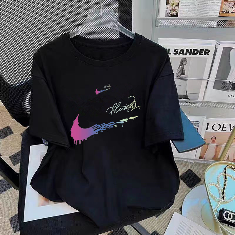 Cross border Foreign Trade Summer China-Chic New Men's Casual Short Sleeve T-shirt Fashion Round Neck Half Sleeve Top Breathable Loose