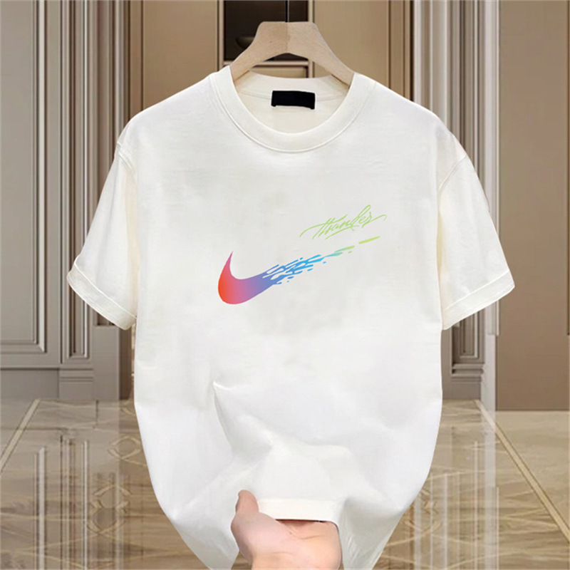 Summer new short sleeved T-shirt men's base shirt trendy brand couple half sleeved top loose casual round neck T-shirt casual Summer new short sleeved T-shirt men's base shirt trendy brand couple half sleeved top loose casual round neck T-shirt casual
