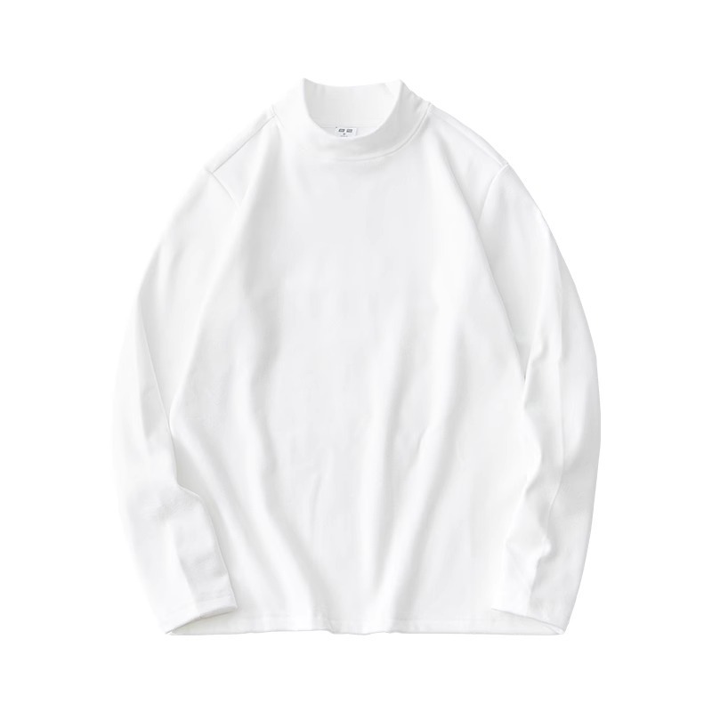 German velvet base shirt for men, autumn and winter new style with added velvet self heating thermal underwear, high neck inner layer for men, long sleeved T-shirt for men German velvet base shirt for men, autumn and winter new style with added velvet self heating thermal underwear, high neck inner layer for men, long sleeved T-shirt for men