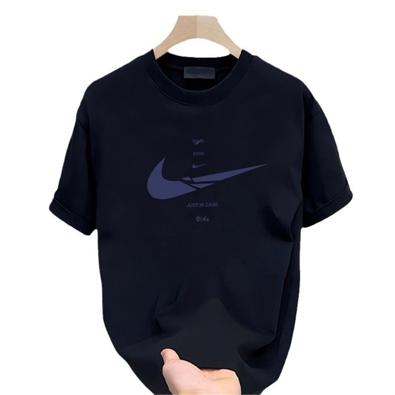 Summer new short sleeved T-shirt men's base shirt trendy brand couple half sleeved top loose casual round neck T-shirt casual Summer new short sleeved T-shirt men's base shirt trendy brand couple half sleeved top loose casual round neck T-shirt casual