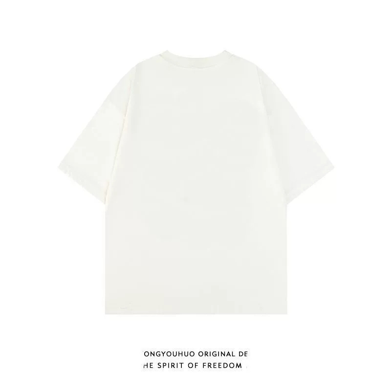 Cross border foreign trade clothing 2025 summer new men's and women's short sleeved shirts trendy brand casual fashion clothes couple's clothing Cross border foreign trade clothing 2025 summer new men's and women's short sleeved shirts trendy brand casual fashion clothes couple's clothing