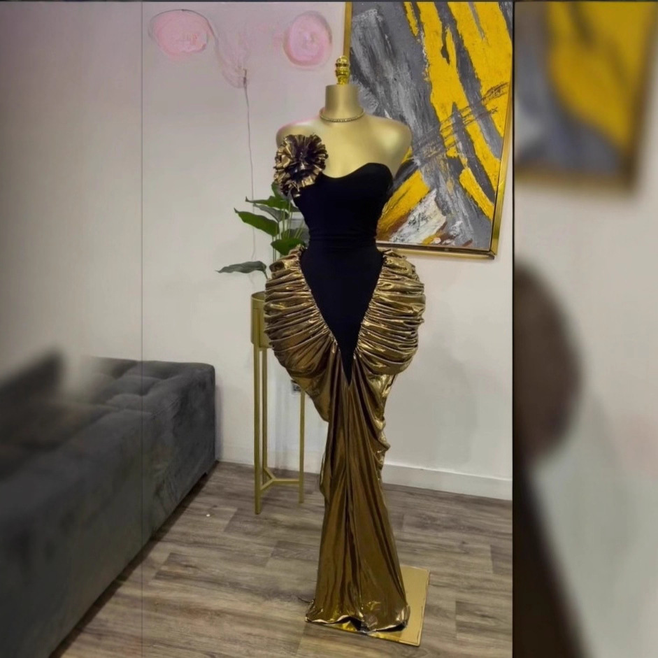 In stock 2025 summer pleated backpack sexy dress dress cross-border European and American fashion sleeveless waist cinched dress