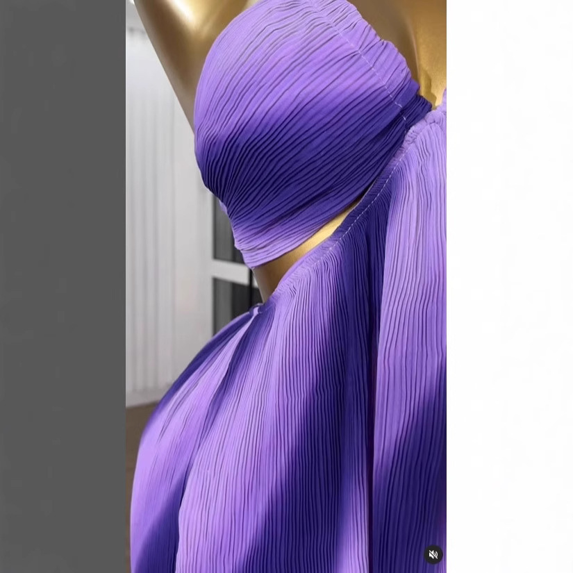 In stock 2025 summer new European and American cross-border women's clothing sweet and fresh camisole strapless lace up pleated dress In stock 2025 summer new European and American cross-border women's clothing sweet and fresh camisole strapless lace up pleated dress