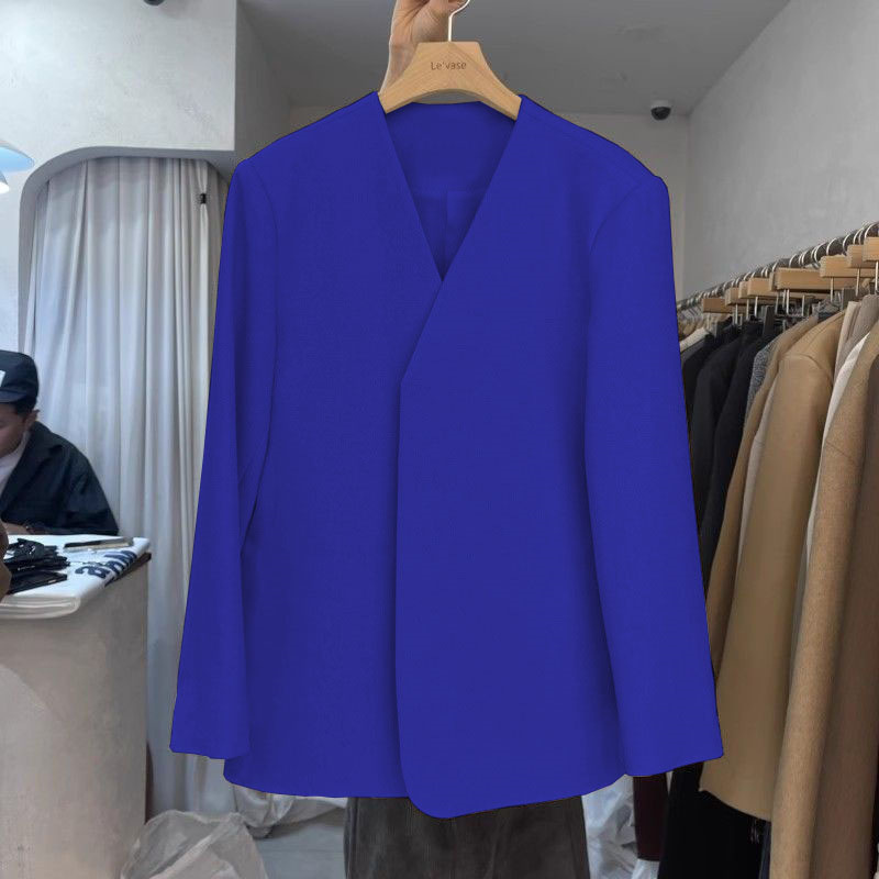 Autumn suit jacket for women, 2025 spring new Korean style design, niche fashion temperament, commuting small suit for women Autumn suit jacket for women, 2025 spring new Korean style design, niche fashion temperament, commuting small suit for women